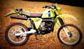 Kawasaki KDX 175 1982 2 motorbike A4 Photo Print
