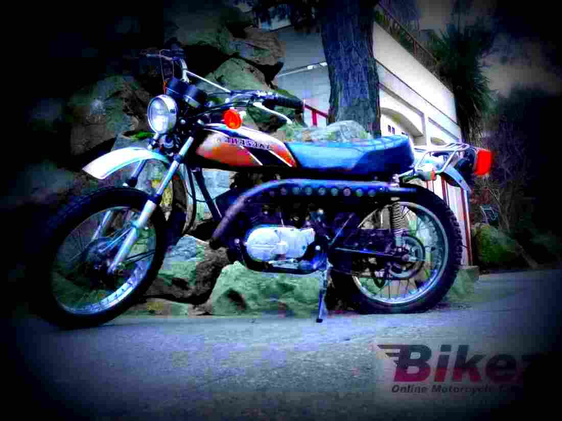 Kawasaki KE 175 1975 2 motorbike A4 Photo Print