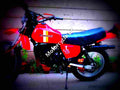 Kawasaki KE 175 1981 2 motorbike A4 Photo Print