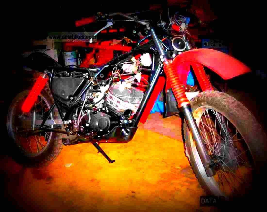Kawasaki KE 175 1981 5 motorbike A4 Photo Print