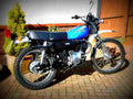 Kawasaki KE 175 1981 6 motorbike A4 Photo Print