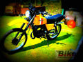 Kawasaki KE 175 1982 2 motorbike A4 Photo Print
