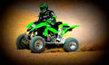 Kawasaki KFX 400 2005 3 motorbike A4 Photo Print