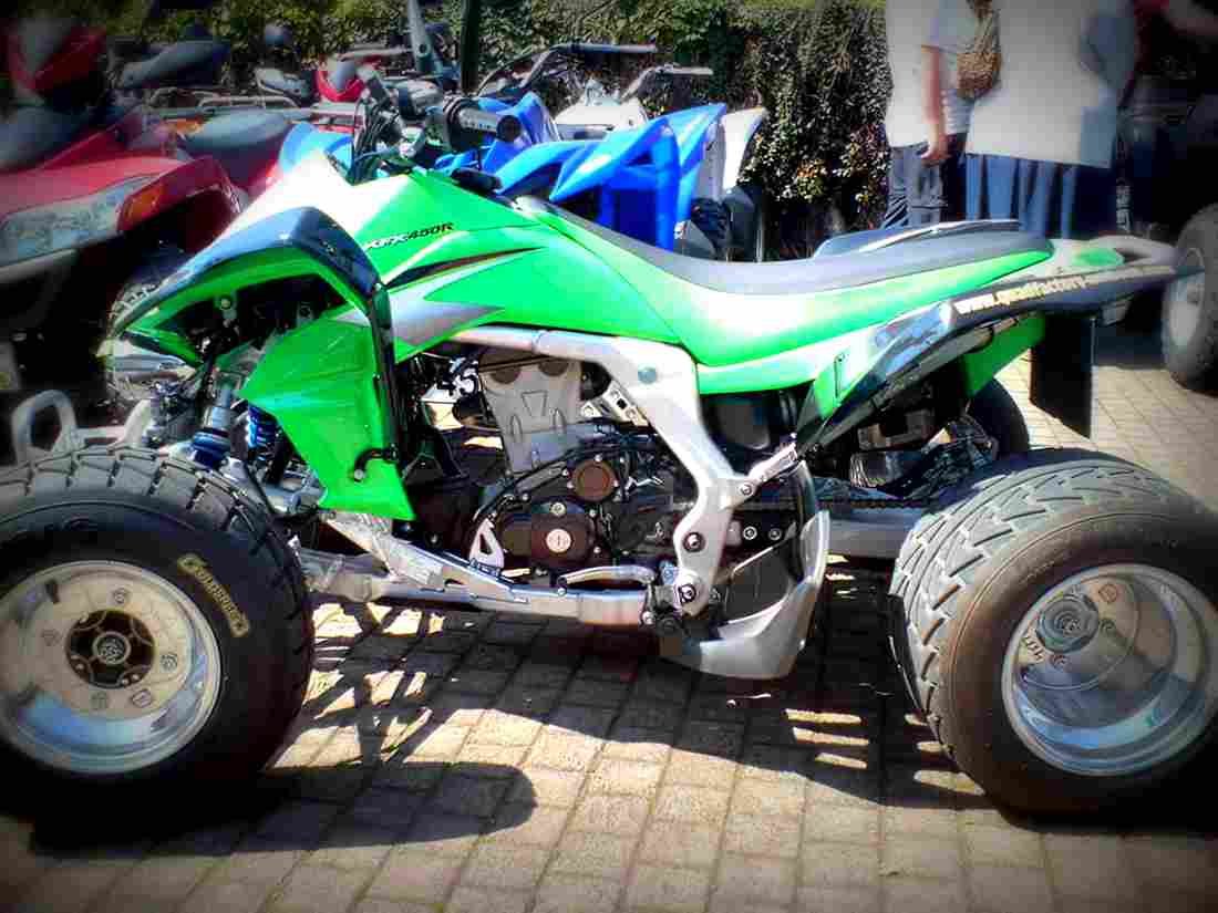Kawasaki KFX 450 R KFX 450 R 4 motorbike A4 Photo Print