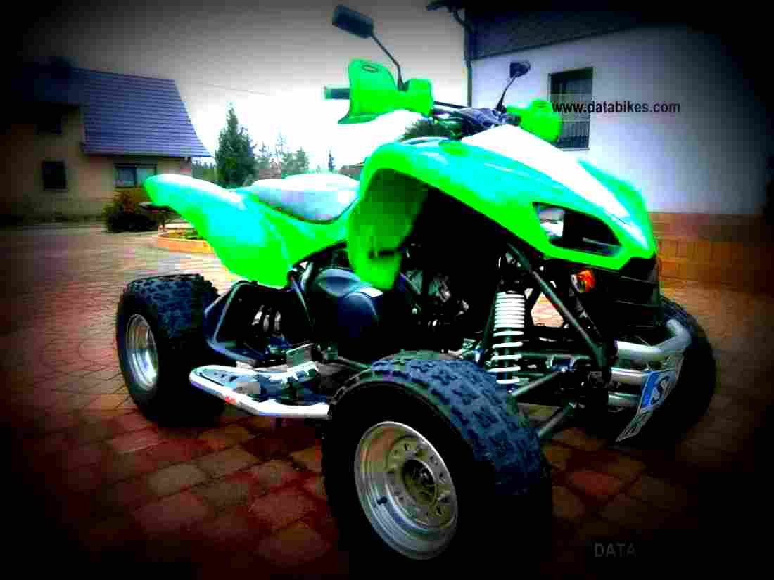 Kawasaki KFX 700 2009 6 motorbike A4 Photo Print