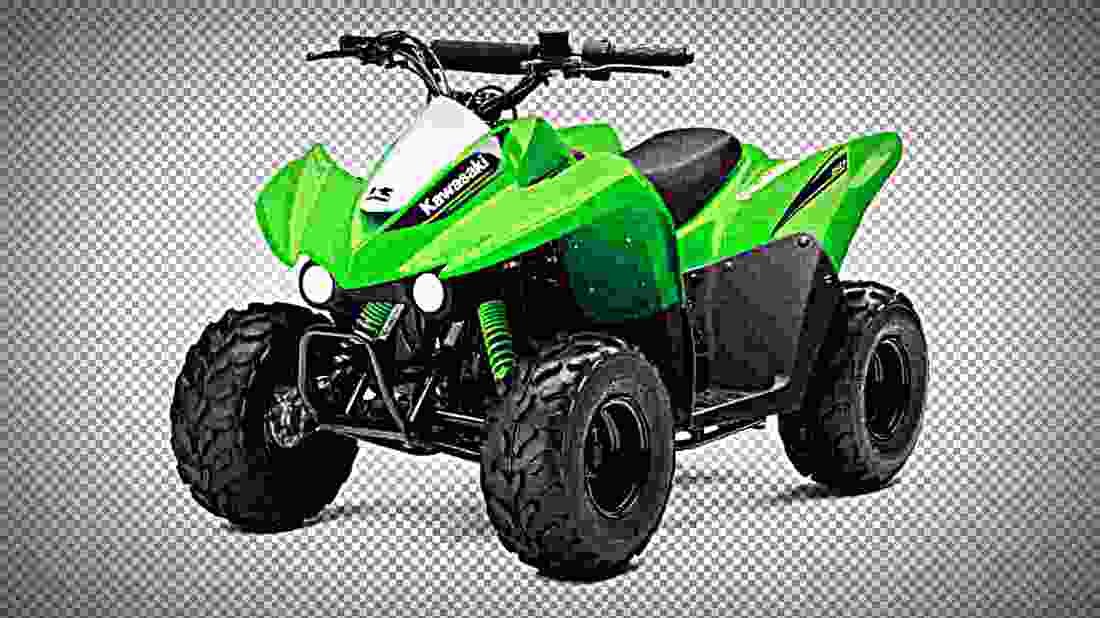Kawasaki KFX50 2017 2 motorbike A4 Photo Print