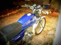 Kawasaki KH 125 1978 5 motorbike A4 Photo Print