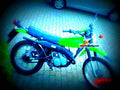 Kawasaki KH 125 1979 5 motorbike A4 Photo Print