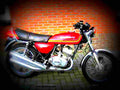 Kawasaki KH 250 1976 5 motorbike A4 Photo Print