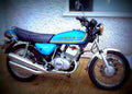 Kawasaki KH 250 1978 1 motorbike A4 Photo Print