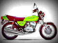 Kawasaki KH 400 1978 1 motorbike A4 Photo Print