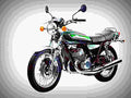 Kawasaki KH 500 1975 5 motorbike A4 Photo Print