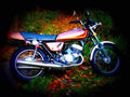 Kawasaki KH 500 1976 4 motorbike A4 Photo Print