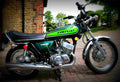 Kawasaki KH 500 1977 5 motorbike A4 Photo Print