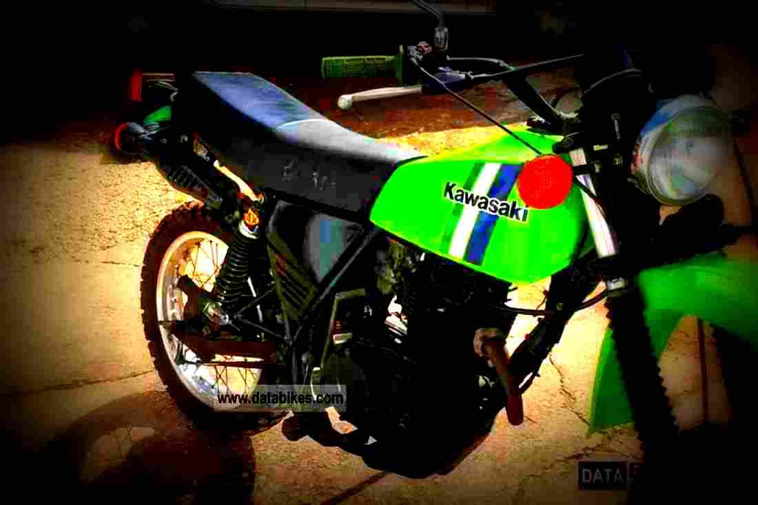 Kawasaki KL 250 1978 4 motorbike A4 Photo Print