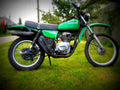 Kawasaki KL 250 1979 1 motorbike A4 Photo Print