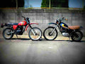 Kawasaki KL 250 1980 4 motorbike A4 Photo Print