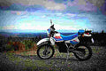 Kawasaki KL 250 1982 6 motorbike A4 Photo Print