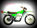 Kawasaki KL 250 1983 1 motorbike A4 Photo Print