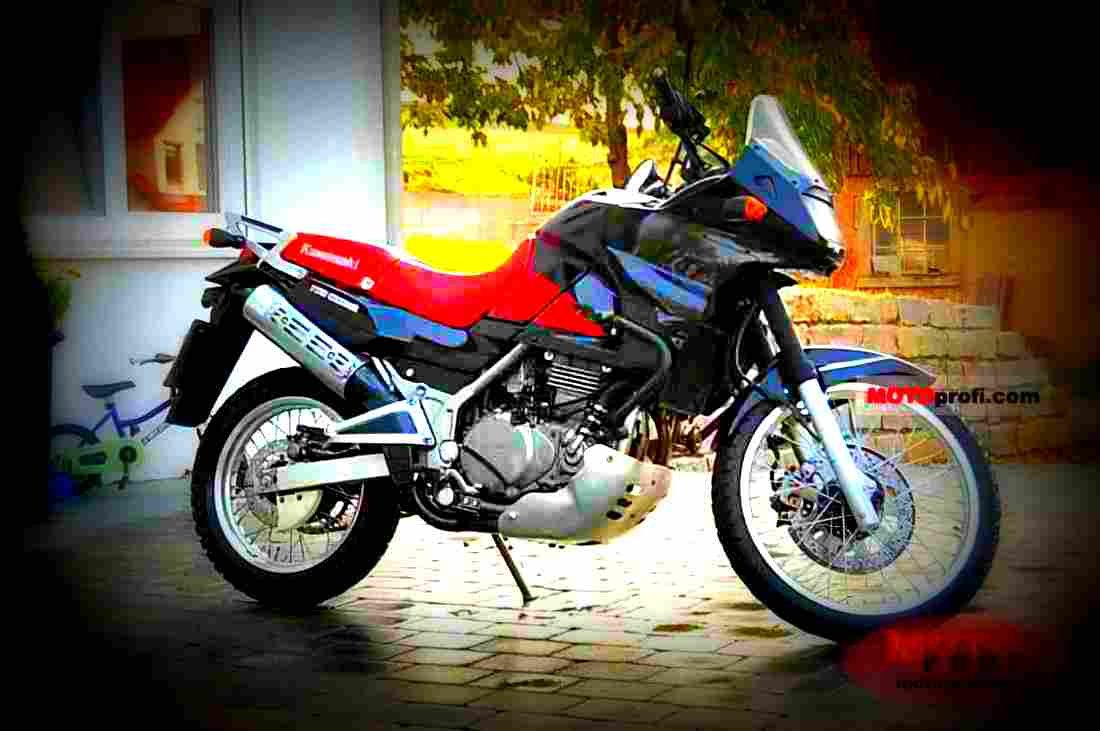 Kawasaki KLE 500 1996 2 motorbike A4 Photo Print
