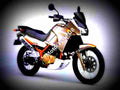 Kawasaki KLE 500 (reduced effect) 1991 2 motorbike A4 Photo Print
