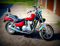 Kawasaki KLE 500 (reduced effect) 1991 4 motorbike A4 Photo Print