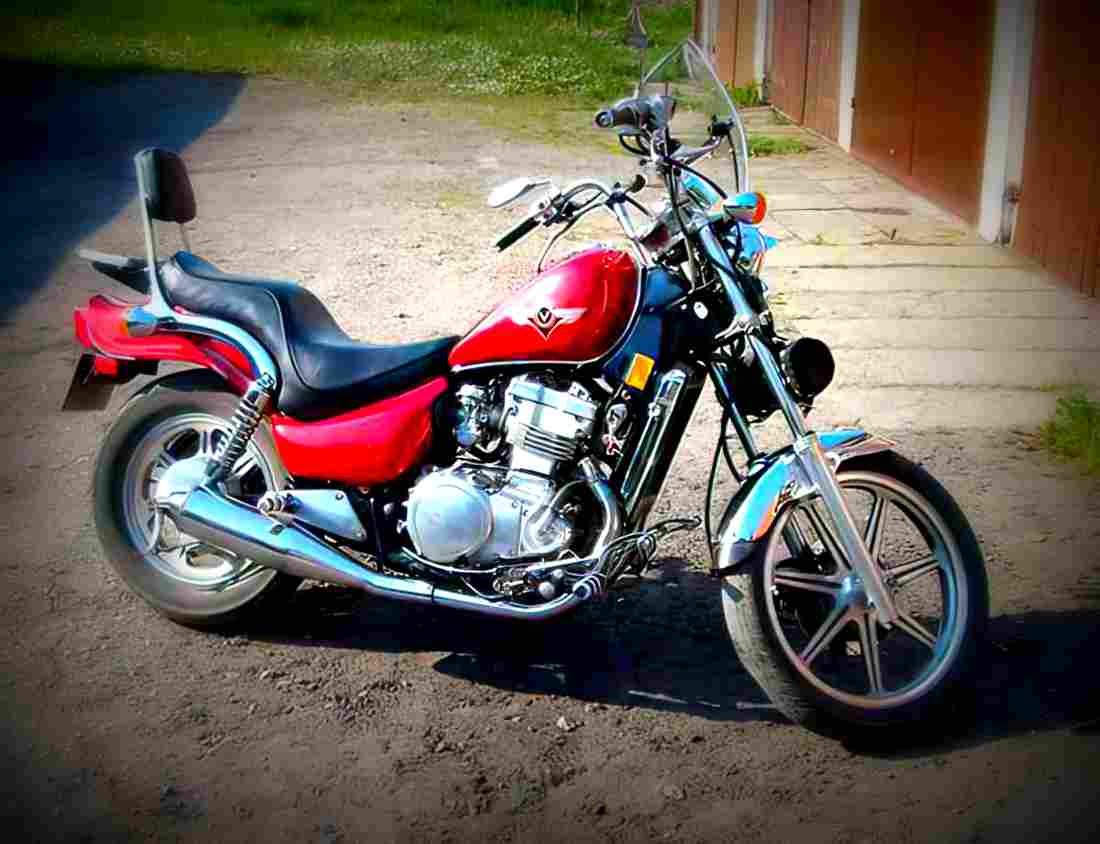 Kawasaki KLE 500 (reduced effect) 1991 4 motorbike A4 Photo Print