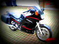 Kawasaki KLE 500 (reduced effect) 1992 1 motorbike A4 Photo Print