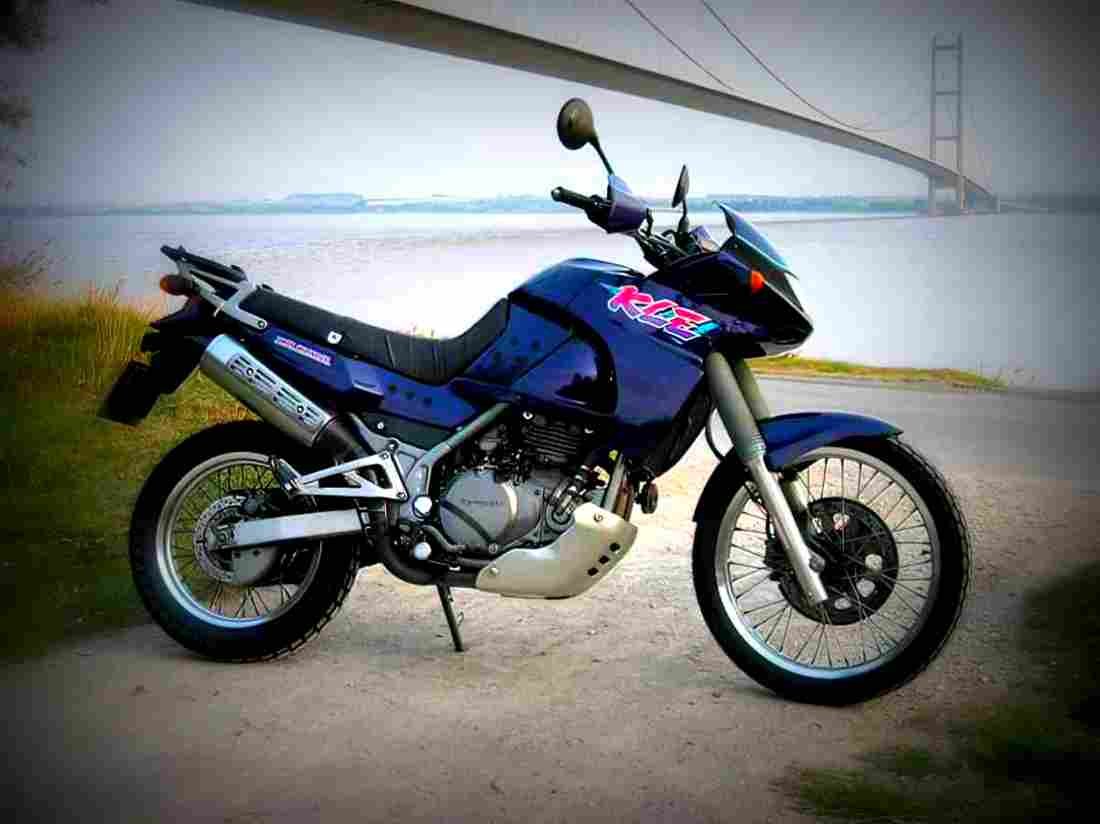 Kawasaki KLE 500 (reduced effect) 1992 4 motorbike A4 Photo Print