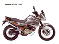 Kawasaki KLE500 2005 motorbike A4 Photo Print