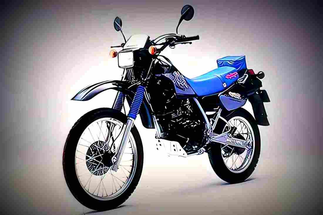 Kawasaki KLR 250 1984 3 motorbike A4 Photo Print