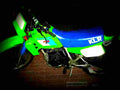 Kawasaki KLR 250 1985 1 motorbike A4 Photo Print