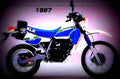 Kawasaki KLR 250 1986 2 motorbike A4 Photo Print