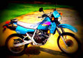 Kawasaki KLR 250 1990 4 motorbike A4 Photo Print