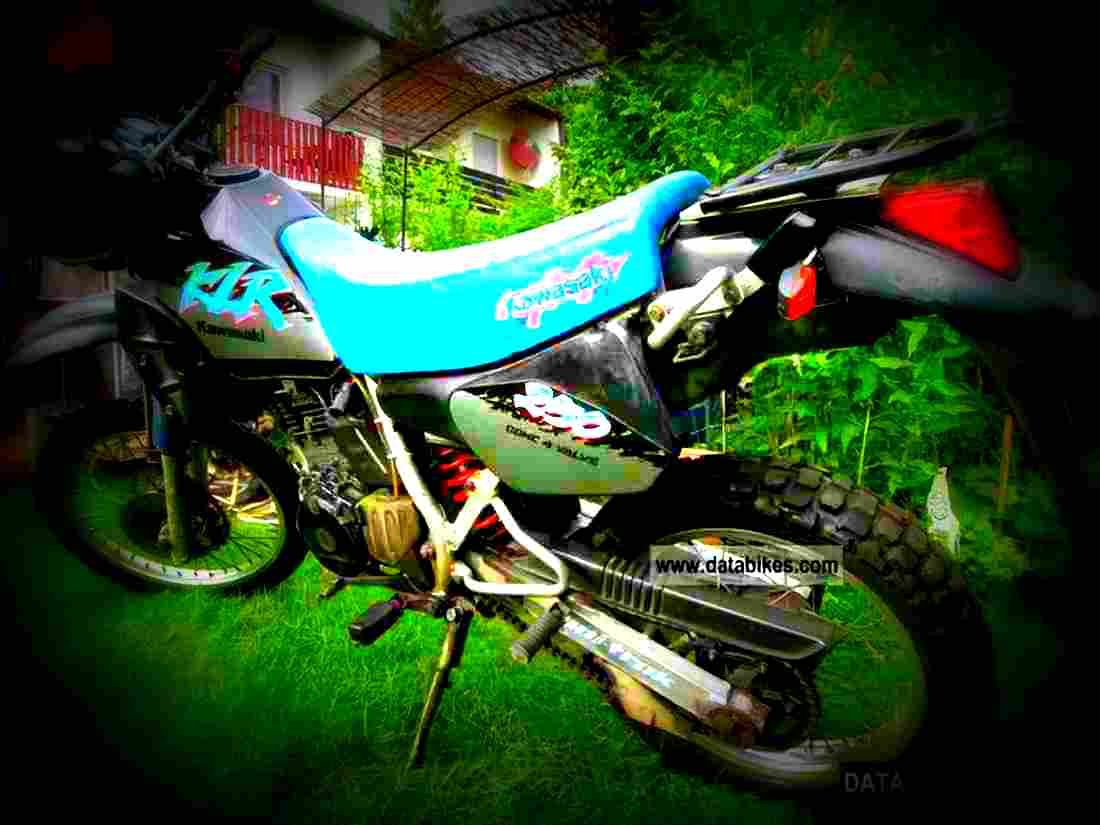 Kawasaki KLR 250 1991 1 motorbike A4 Photo Print