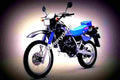 Kawasaki KLR 250 (reduced effect) 1987 1 motorbike A4 Photo Print
