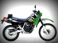 Kawasaki KLR 250 (reduced effect) 1991 1 motorbike A4 Photo Print