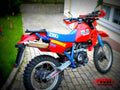 Kawasaki KLR 250 (reduced effect) 1992 1 motorbike A4 Photo Print