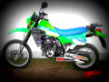 Kawasaki KLR 250 (reduced effect) 1992 4 motorbike A4 Photo Print