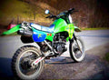 Kawasaki KLR 600 1984 2 motorbike A4 Photo Print