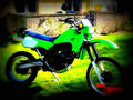 Kawasaki KLR 600 1984 3 motorbike A4 Photo Print