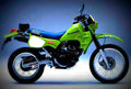 Kawasaki KLR 600 1984 4 motorbike A4 Photo Print