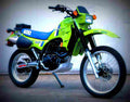 Kawasaki KLR 600 1985 1 motorbike A4 Photo Print