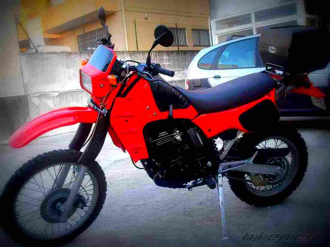 Kawasaki KLR 600 1986 6 motorbike A4 Photo Print