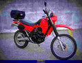 Kawasaki KLR 600 E 1986 4 motorbike A4 Photo Print
