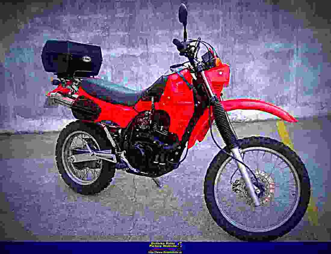 Kawasaki KLR 600 E 1986 4 motorbike A4 Photo Print
