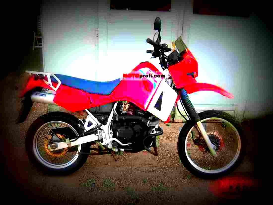 Kawasaki KLR 650 1987 2 motorbike A4 Photo Print