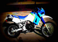 Kawasaki KLR 650 1988 5 motorbike A4 Photo Print