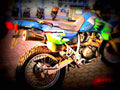 Kawasaki KLR 650 1995 5 motorbike A4 Photo Print
