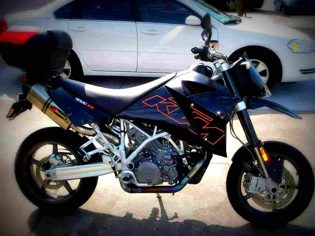 Kawasaki KLR 650 1999 4 motorbike A4 Photo Print